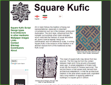 Tablet Screenshot of kufic.info
